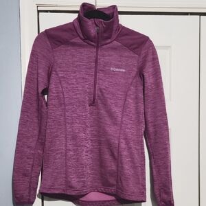 Columbia Purple Quarter-Zip Pullover